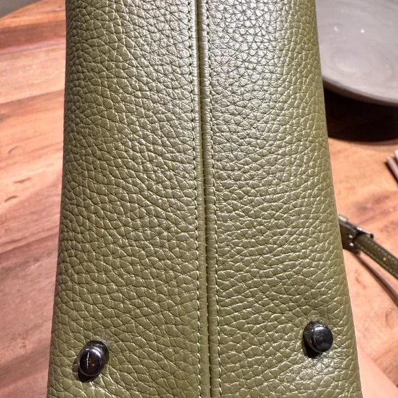 Coach Olive Green Emery Top Handle Satchel - Picture 7 of 15